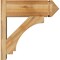 Ekena Millwork Imperial Rough Sawn Arts and Crafts Outlooker, Western Red Cedar, 8"W x 22"D x 22"H OUT08X22X22IMP03RWR - alternate 4